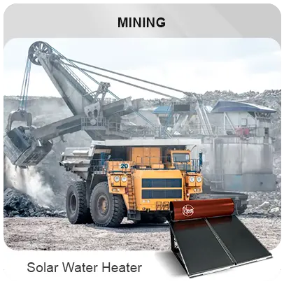 Solar Water Heater For Mining Dormitory