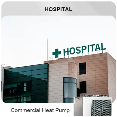 Heat Pump Water Hater Big Capacity for Hospital
